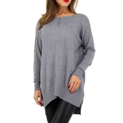 Damen Pullover von Whoo Fashion Gr. One Size - grey