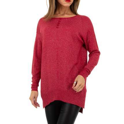 Damen Pullover von Whoo Fashion Gr. One Size - red