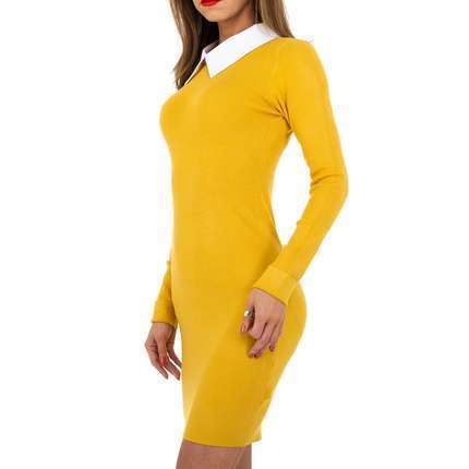 Damen Kleid von Whoo Fashion Gr. One Size - yellow