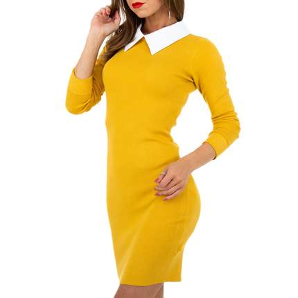 Damen Kleid von Whoo Fashion Gr. One Size - yellow