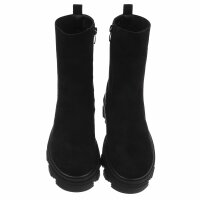 Damen Chelsea Boots - blacksuede