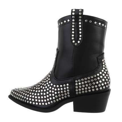 Damen Western- & Bikerboots - black