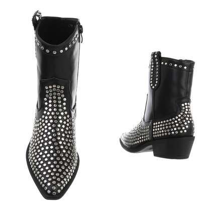 Damen Western- & Bikerboots - black