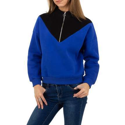 Damen Sweatshirt von Glo Story - blue