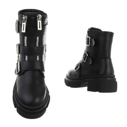 Damen High-Heel Stiefeletten - blackpu