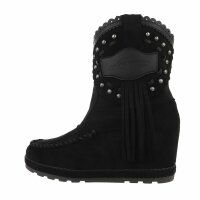 Damen Keilstiefeletten - black