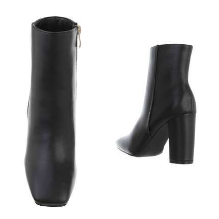 Damen High-Heel Stiefeletten - black