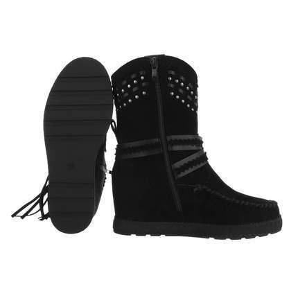Damen Keilstiefeletten - black