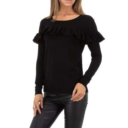 Damen Pullover von Whoo Fashion Gr. One Size - black