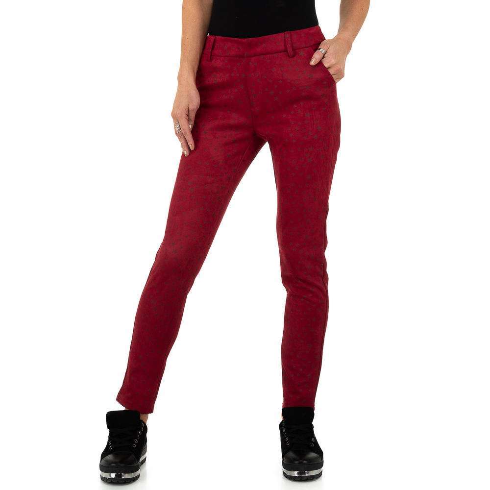 Pantaloni pentru femei de la Drole de Copine - roșu