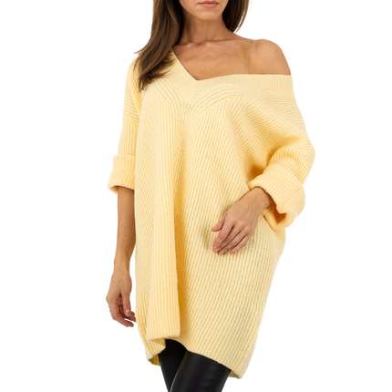 Damen Pullover von JCL Gr. One Size - yellow