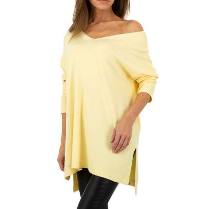 Damen Pullover von JCL - yellow
