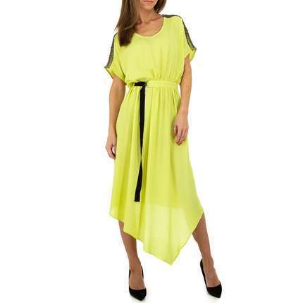 Damen Kleid von JCL - yellow