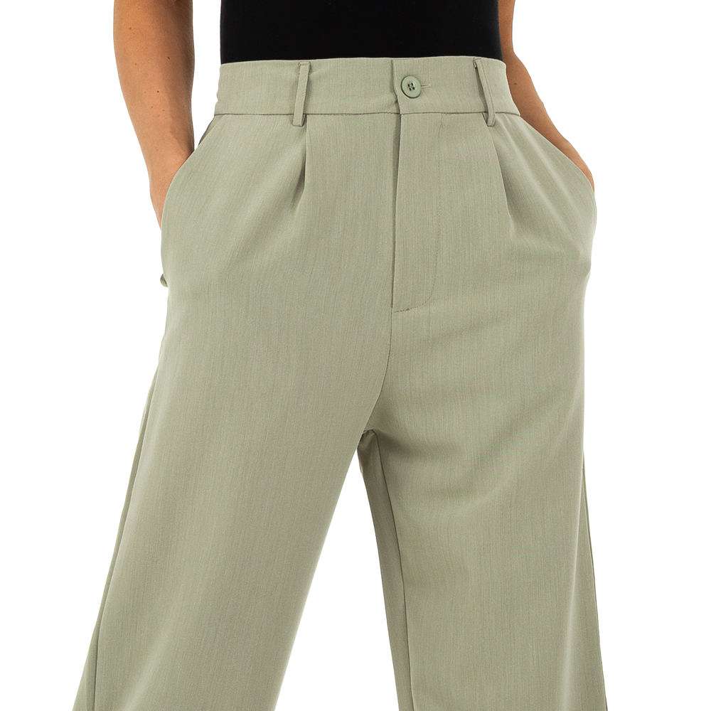 Pantaloni pentru femei by JCL - olive - image 4