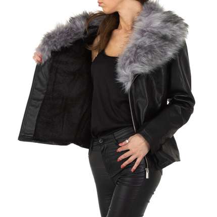 Damen Jacke von Nature - blackgrey