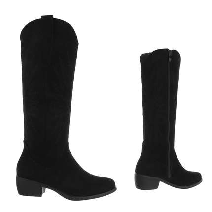Damen Western- & Bikerboots - black
