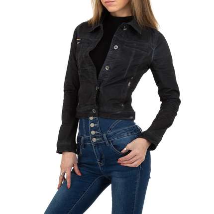 Damen Jacke von M.Sara Denim Gr. L/40 - black