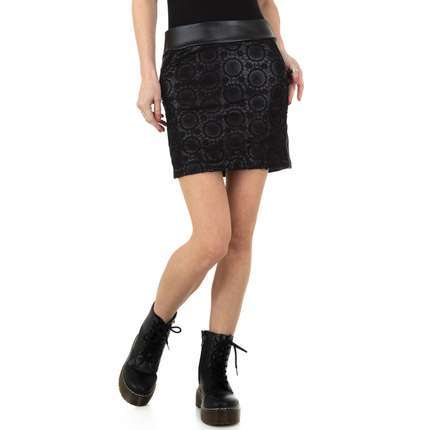 Damen Rock von M.Sara Denim - black