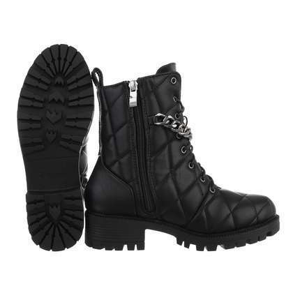 Damen Schnrstiefeletten - black