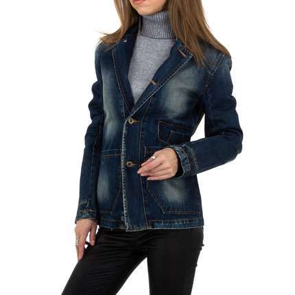 Damen Jacke von M.Sara Denim Gr. XL/42 - blue