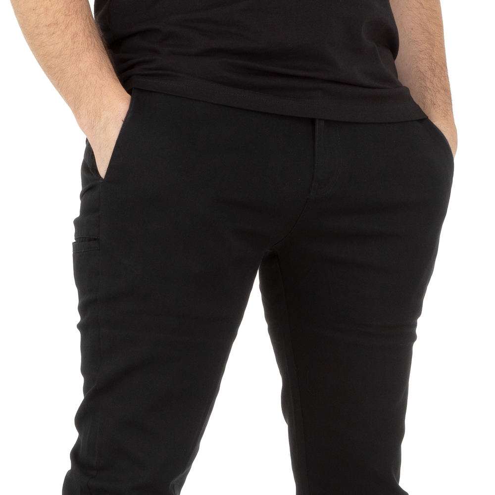 Pantaloni bărbați de M.Sara Denim - negru - image 4