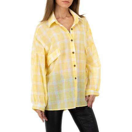 Damen Hemdbluse von JCL Gr. One Size - yellow