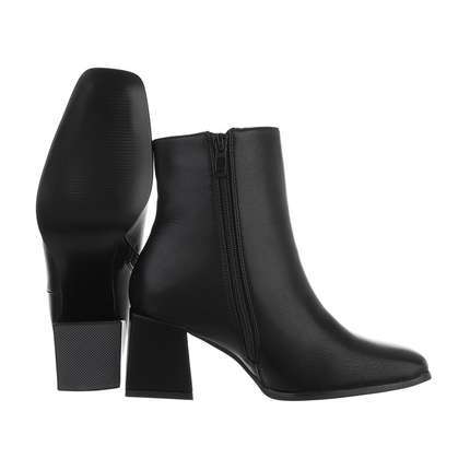 Damen High-Heel Stiefeletten - black