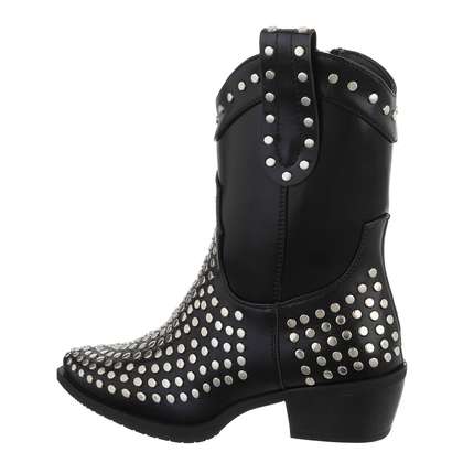 Damen Western- & Bikerboots - black