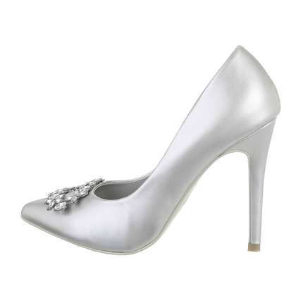 Damen High-Heel Pumps - silver