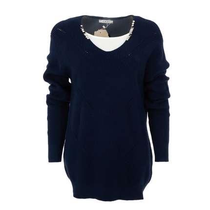 Damen Pullover von C.M.P.55 Gr. One Size - DK.blue