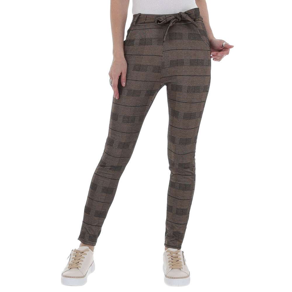 Pantaloni pentru femei de Holala Fashion - maro - image 1