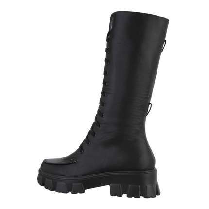 Damen Schnürstiefel - black