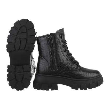 Damen Schnrstiefeletten - black