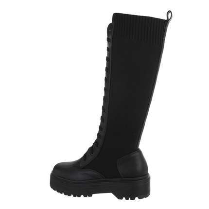 Damen Schnürstiefel - black