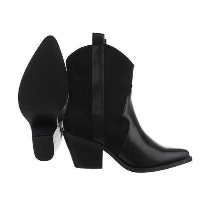 Damen High-Heel Stiefeletten - black