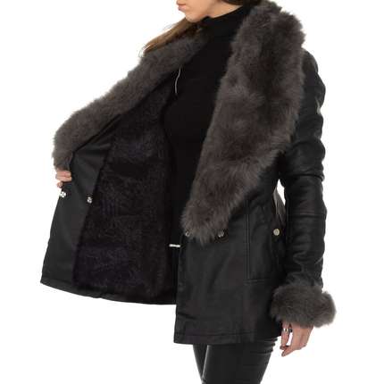 Damen Mantel von Egret - black