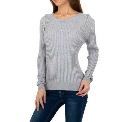 Damen Pullover von Metrofive - grey