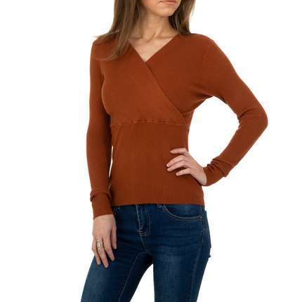 Damen Pullover von Metrofive - brown