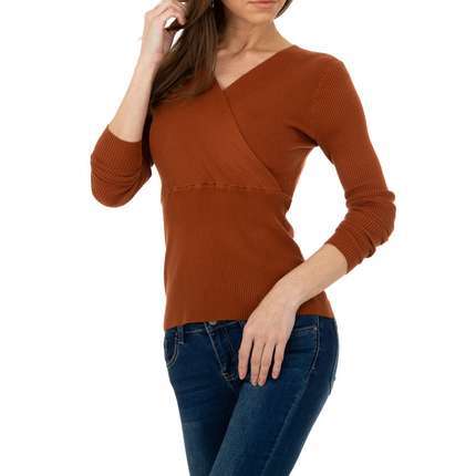 Damen Pullover von Metrofive - brown