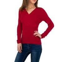 Damen Pullover von Metrofive - red
