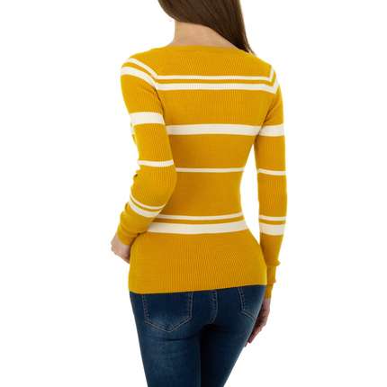 Damen Pullover von Metrofive - yellow