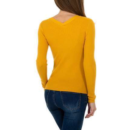 Damen Pullover von Metrofive - yellow