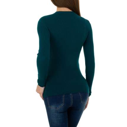 Damen Pullover von Metrofive - petrol
