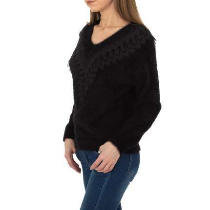 Damen Pullover von Queens Collestion Gr. One Size - black