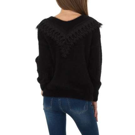Damen Pullover von Queens Collestion Gr. One Size - black