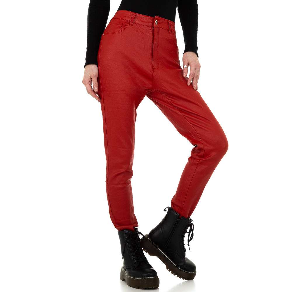 Pantaloni de dama de la Daysie - rosii - image 5