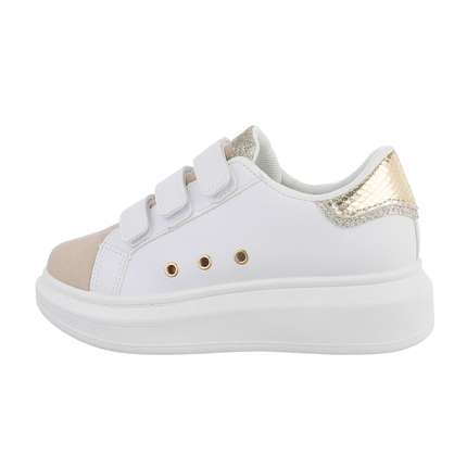 Damen Low-Sneakers - whitegold
