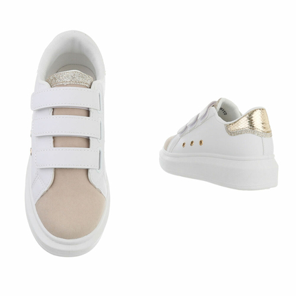 Damen Low-Sneakers - whitegold