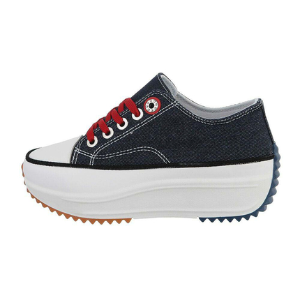 Damen Low-Sneakers - deepblue