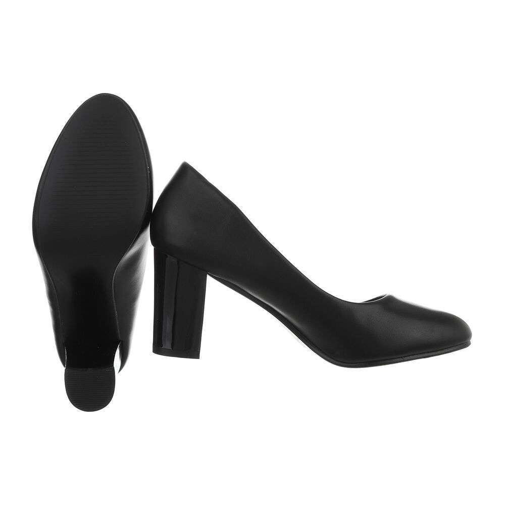 Pantofi cu toc înalt pentru femei - negru - image 2